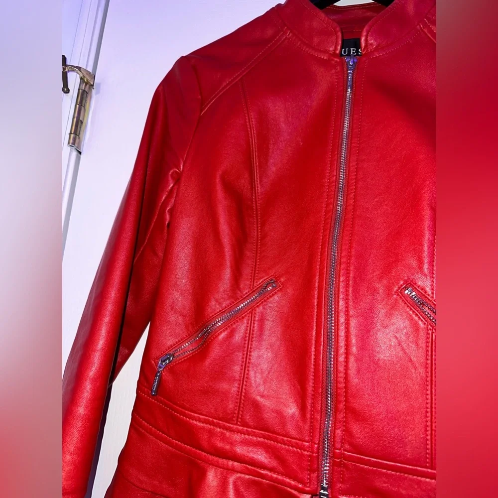 Guess Leather Jacket - Picture 2 of 4